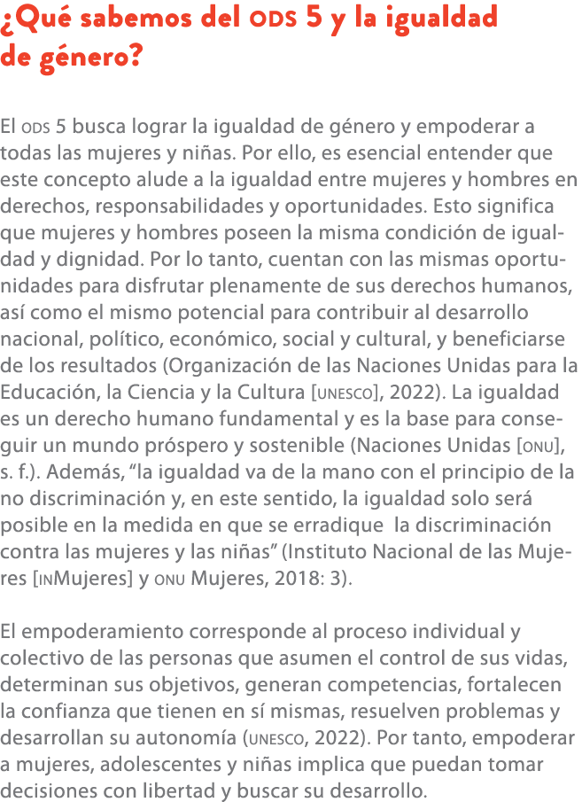 ¿Qu sabemos del ods 5 y la igualdad de g nero? El ods 5 busca lograr la igualdad de g nero y empoderar a todas las m...