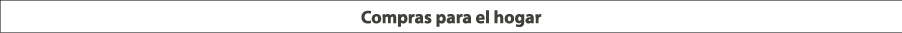 Compras para el hogar