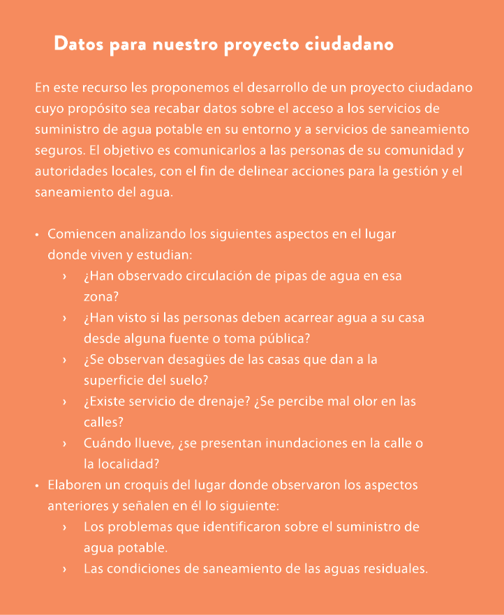 Datos para nuestro proyecto ciudadano En este recurso les proponemos el desarrollo de un proyecto ciudadano cuyo prop...