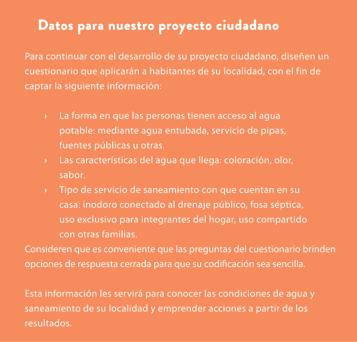 Datos para nuestro proyecto ciudadano Para continuar con el desarrollo de su proyecto ciudadano, dise en un cuestiona...
