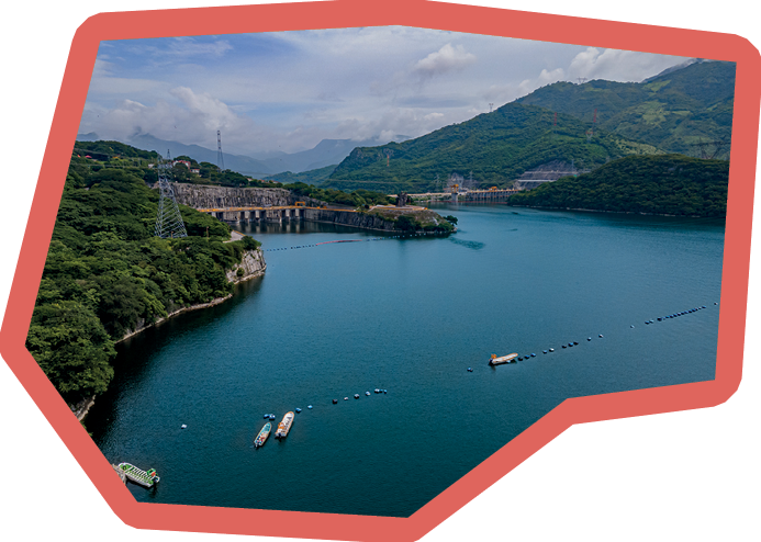 Renewable energy hydroelectic energy located in the Usumacinta River, Mexico