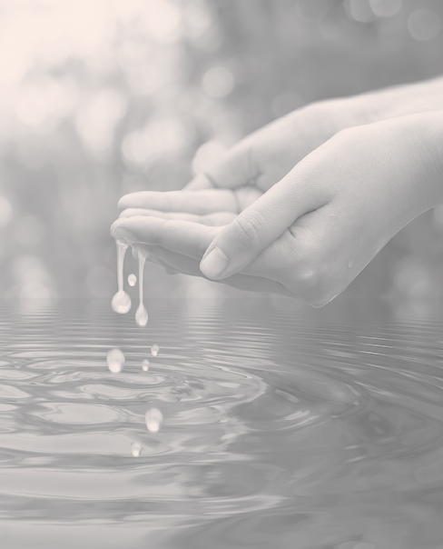 World Water Day concept with world in clean water drop on and fresh