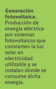 Generaci n fotovoltaica. Producci n de energ a el ctrica por sistemas fotovoltaicos que convierten la luz solar en el...