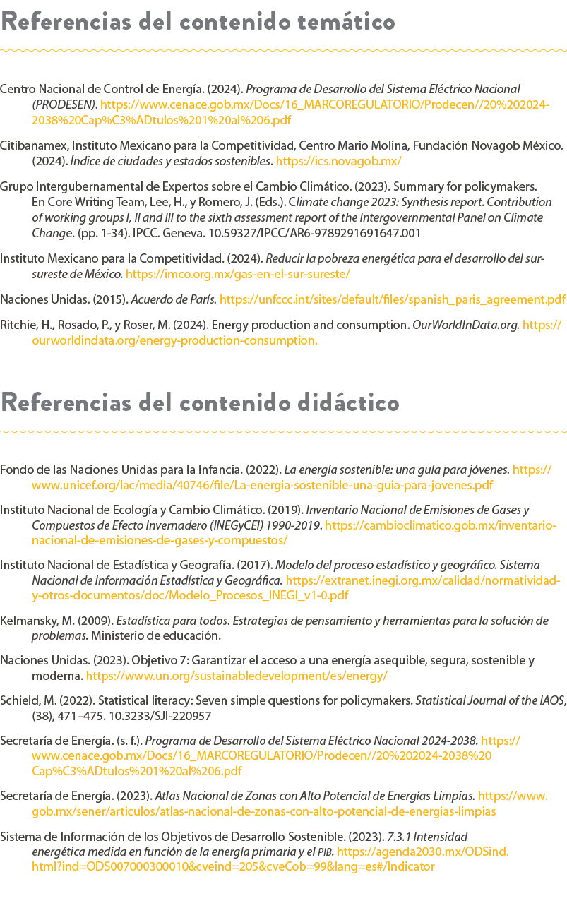 Referencias del contenido tem tico Centro Nacional de Control de Energ a. (2024). Programa de Desarrollo del Sistema ...