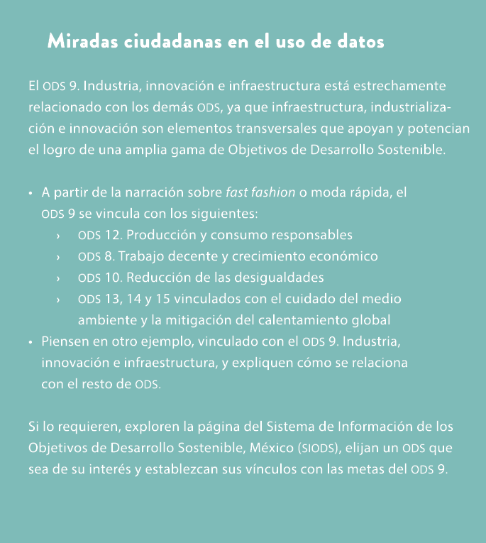 Miradas ciudadanas en el uso de datos El ODS 9. Industria, innovaci n e infraestructura est estrechamente relacionad...
