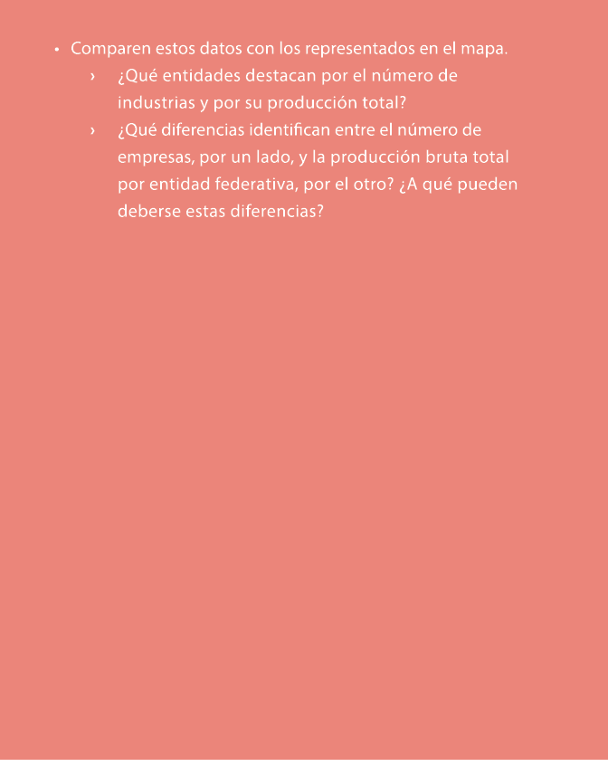 • Comparen estos datos con los representados en el mapa. › ¿Qu entidades destacan por el n mero de industrias y por ...