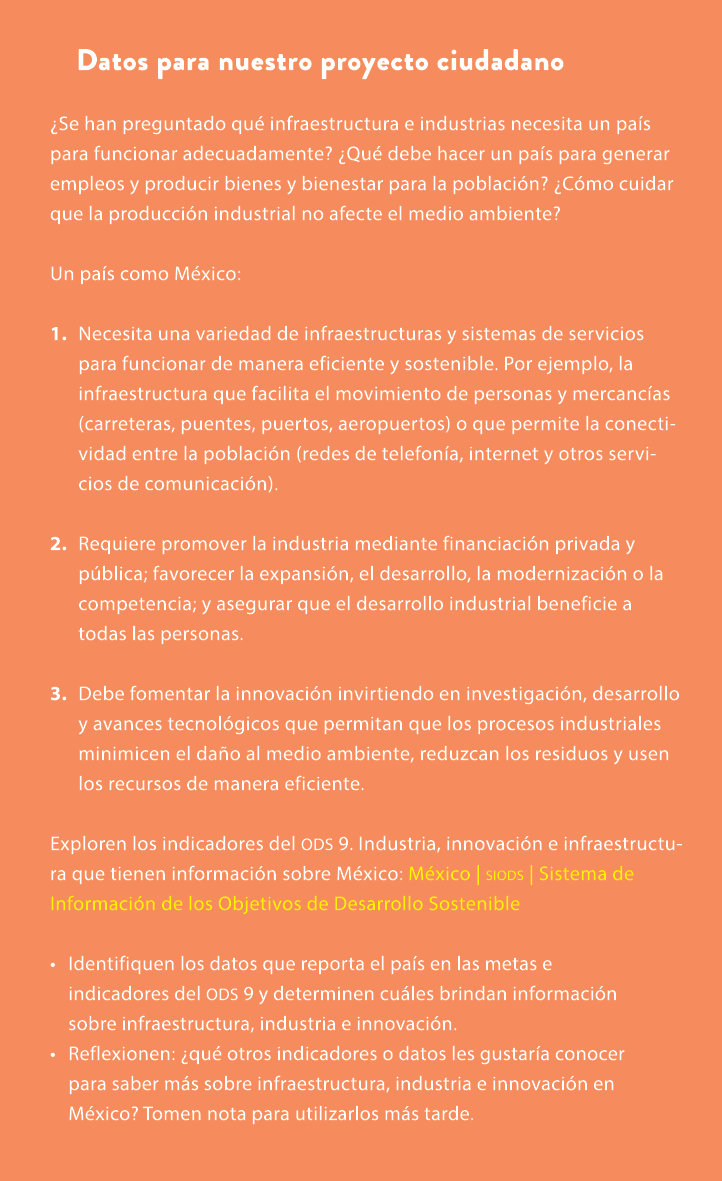 Datos para nuestro proyecto ciudadano ¿Se han preguntado qu infraestructura e industrias necesita un pa s para funci...